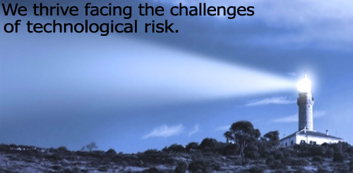 We thrive facing the challenges of technological risk.